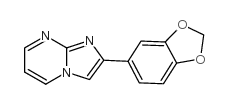 2-(1,3-benzodioxol-5-yl)imidazo[1,2-a]pyrimidine Structure