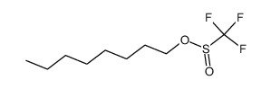 octyl trifluoromethanesulfinate Structure