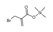trimethylsilyl α-(bromomethyl)-acrylate Structure