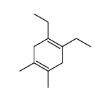 1,2-diethyl-4,5-dimethylcyclohexa-1,4-diene结构式