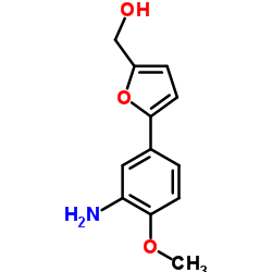 [5-(3-AMINO-4-METHOXY-PHENYL)-FURAN-2-YL]-METHANOL结构式