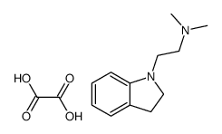 1-<2-(dimethylamino)ethyl>indoline hydrogen oxalate结构式