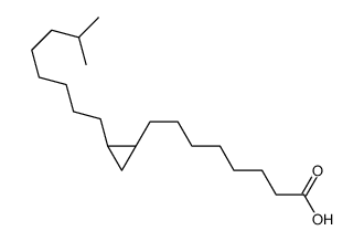 17-methyl-9,10-methyleneoctadecanoic acid结构式