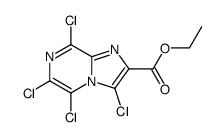 ethyl 3,5,6,8-tetrachloroimidazo<1,2-a>pyrazine-2-carboxylate结构式