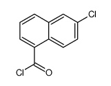 6-chloro-naphthalene-1-carbonyl chloride Structure