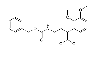 N-(Carbobenzyloxy)-4,4-dimethoxy-3-(2,3-dimethoxyphenyl)butylamine Structure