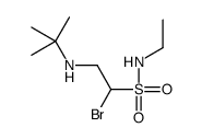 1-bromo-2-(tert-butylamino)-N-ethylethanesulfonamide结构式