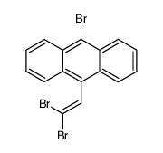 9-bromo-10-(2,2-dibromoethenyl)anthracene结构式