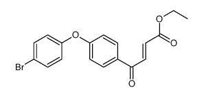ethyl 4-[4-(4-bromophenoxy)phenyl]-4-oxobut-2-enoate Structure