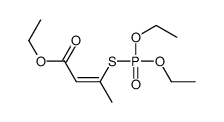 ethyl 3-diethoxyphosphorylsulfanylbut-2-enoate Structure