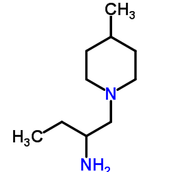 1-(4-METHYL-PIPERIDIN-1-YLMETHYL)-PROPYLAMINE结构式