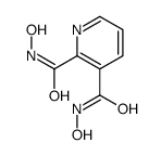2-N,3-N-dihydroxypyridine-2,3-dicarboxamide结构式