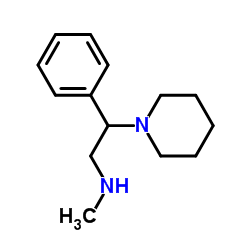 METHYL-(2-PHENYL-2-PIPERIDIN-1-YL-ETHYL)-AMINE Structure