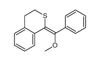 1-[methoxy(phenyl)methylidene]-3,4-dihydroisothiochromene结构式