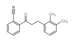 2'-CYANO-3-(2,3-DIMETHYLPHENYL)PROPIOPHENONE结构式