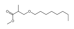 methyl 2-methyl-3-octoxypropanoate Structure