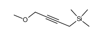 (4-methoxybut-2-yn-1-yl)trimethylsilane Structure