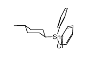 trans-(4-methylcyclohexyl)diphenyltin chloride Structure