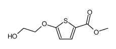 methyl 5-(2-hydroxyethoxy)-thiophene-2-carboxylate Structure