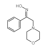 Ethanone,2-(4-morpholinyl)-1-phenyl-, oxime structure