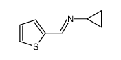 N-cyclopropyl-1-thiophen-2-ylmethanimine Structure