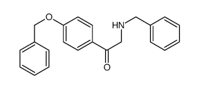 2-(benzylamino)-1-(4-phenylmethoxyphenyl)ethanone Structure