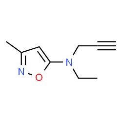 5-Isoxazolamine,N-ethyl-3-methyl-N-2-propynyl-(9CI)结构式