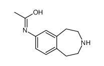 N-(2,3,4,5-tetrahydro-1H-3-benzazepin-7-yl)acetamide Structure