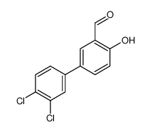 5-(3,4-dichlorophenyl)-2-hydroxybenzaldehyde结构式
