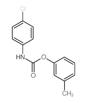 Carbanilic acid, p-chloro-, m-tolyl ester (7CI)结构式