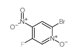 2-溴-5-氟-4-硝基吡啶氮氧化物结构式