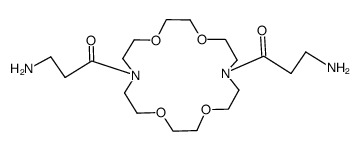 bis(β-alanyl)-18-crown-6 Structure