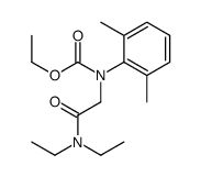 ethyl N-[2-(diethylamino)-2-oxoethyl]-N-(2,6-dimethylphenyl)carbamate Structure