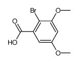 2-bromo-3,5-dimethoxybenzoic acid结构式