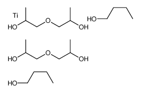 dibutoxybis[[1,1'-oxybis[propan-2-olato]](1-)-O1,O2]titanium结构式