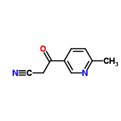 3-(6-Methyl-3-pyridinyl)-3-oxopropanenitrile结构式