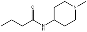 Butanamide, N-(1-methyl-4-piperidinyl)- Structure