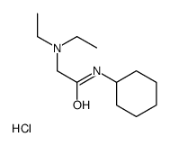 N-cyclohexyl-2-(diethylamino)acetamide,hydrochloride结构式
