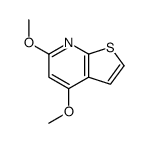4,6-dimethoxythieno[2,3-b]pyridine结构式