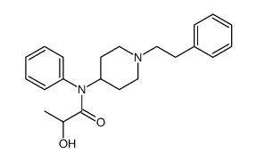 Propanamide, 2-hydroxy-N-phenyl-N-[1-(2-phenylethyl)-4-piperidinyl]结构式