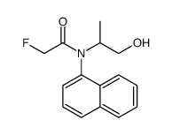2-Fluoro-N-(2-hydroxy-1-methylethyl)-N-(1-naphtyl)acetamide structure