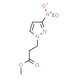 3-(3-NITRO-PYRAZOL-1-YL)-PROPIONIC ACID METHYL ESTER结构式