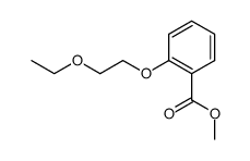2-(2-ethoxy-ethoxy)-benzoic acid methyl ester结构式