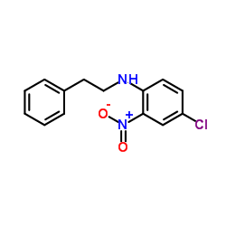 4-Chloro-2-nitro-N-(2-phenylethyl)aniline Structure
