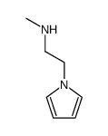 Pyrrole, 1-(2-methylaminoethyl)- (6CI)结构式