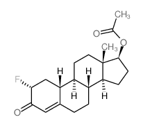 Estr-4-en-3-one,17-(acetyloxy)-2-fluoro-, (2a,17b)- (9CI)结构式