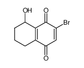 3-bromo-5,6,7,8-tetrahydrojuglone Structure