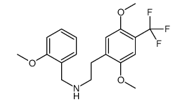 2-[2,5-dimethoxy-4-(trifluoromethyl)phenyl]-N-[(2-methoxyphenyl)methyl]ethanamine Structure