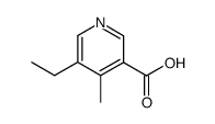 5-Ethyl-4-Methyl-3-pyridinecarboxylic acid Structure