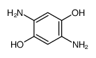 2,5-diaminobenzene-1,4-diol结构式